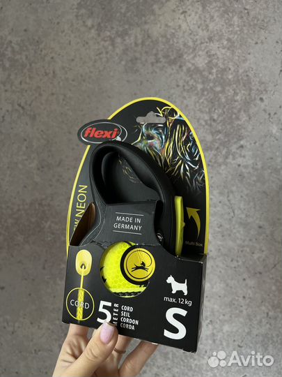 Рулетка для собак и кошек flexi