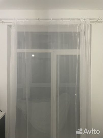 Карниз с тюлью