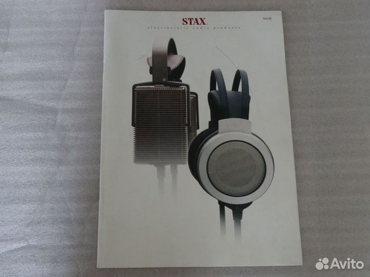 Stax SR-007A, коробка, документы, каталог