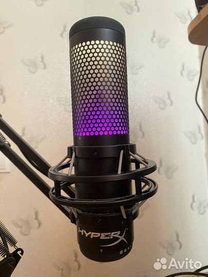 Микрофон hyperx quadcast s