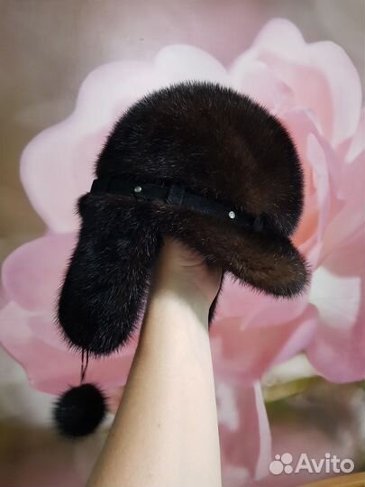 Шапка норковая женская