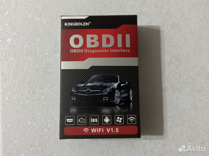 Автомобильный сканер для автомобиля OBD2 WiFi v1.5