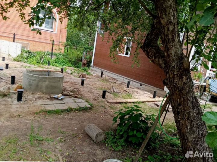 Винтовые сваи + монтаж