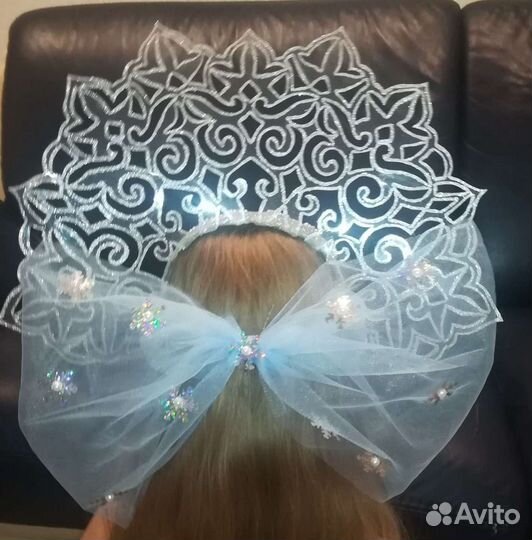 Корона снегурочки - кокошник