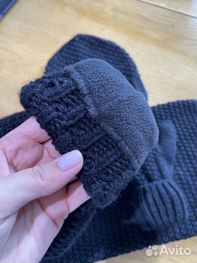 Комплект шапка и снуд женский