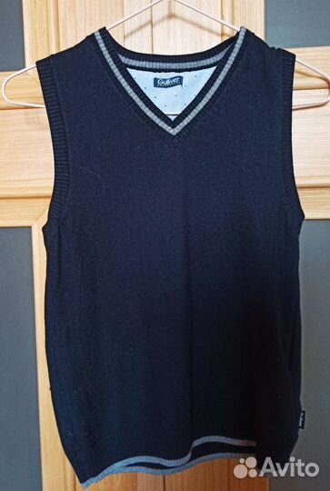 Жилетка трикотажная школьная Gulliver, 146