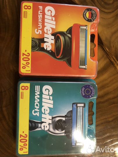 Лезвия для бритвы Gillette