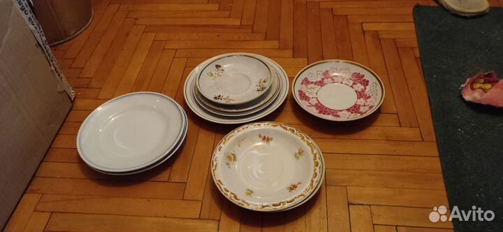 Блюдца СССР разные