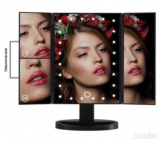 Зеркало косметическое CleverCare Makeup Mirror рас