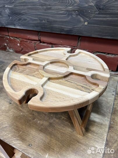 Винный столик менажница