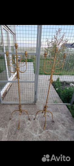 Подсвечник кованный