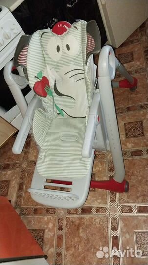Стульчик для кормления chicco polly 2 start