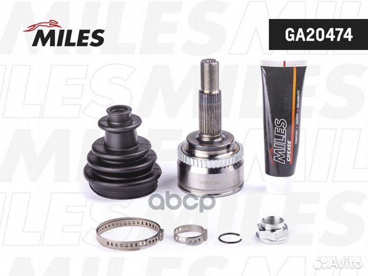 Шрус наружный toyota corolla 1.4/1.6 02- (GKN 3