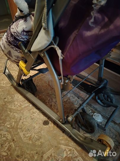 Коляска санки