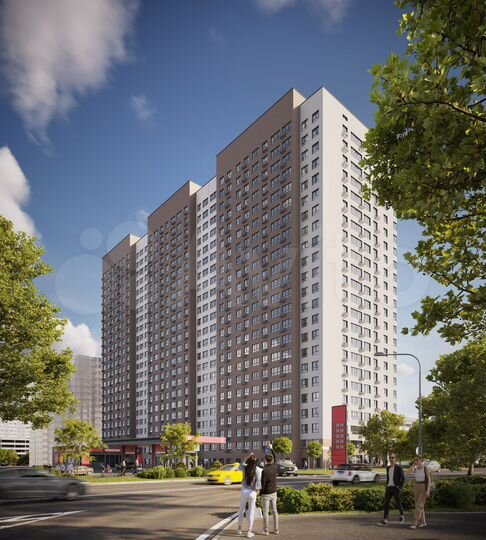 3-к. квартира, 67,4 м², 7/24 эт.