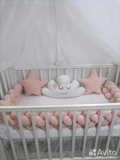 Комплект бортики в кроватку