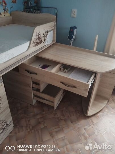 Детская кровать трансформер бу