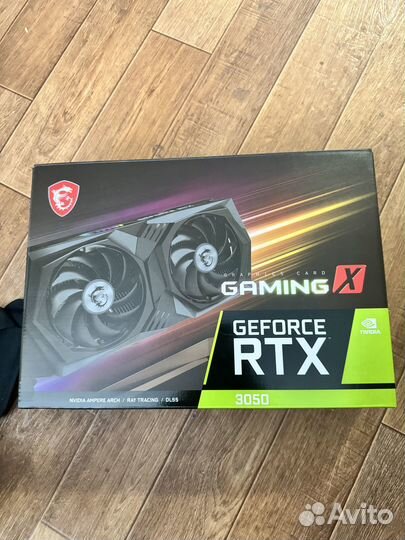 Видеокарта Msi RTX 3050 Gaming X 8gb Gddr6