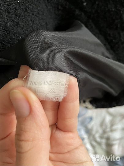 Твидовый жакет винтажный 44