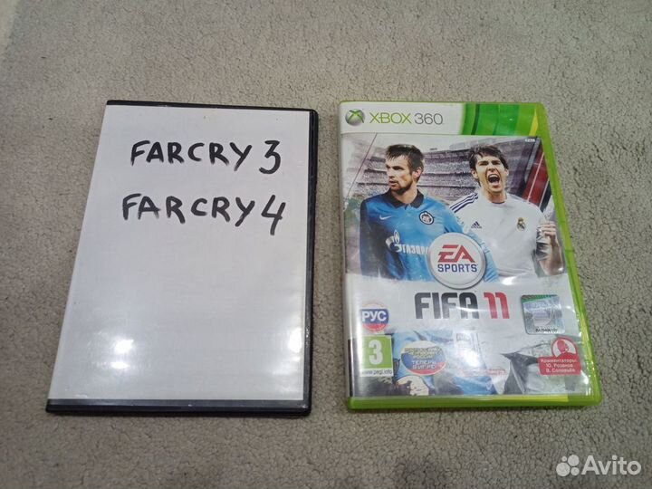 FIFA 11. Farcry 3,4 для xbox 360 лицензия