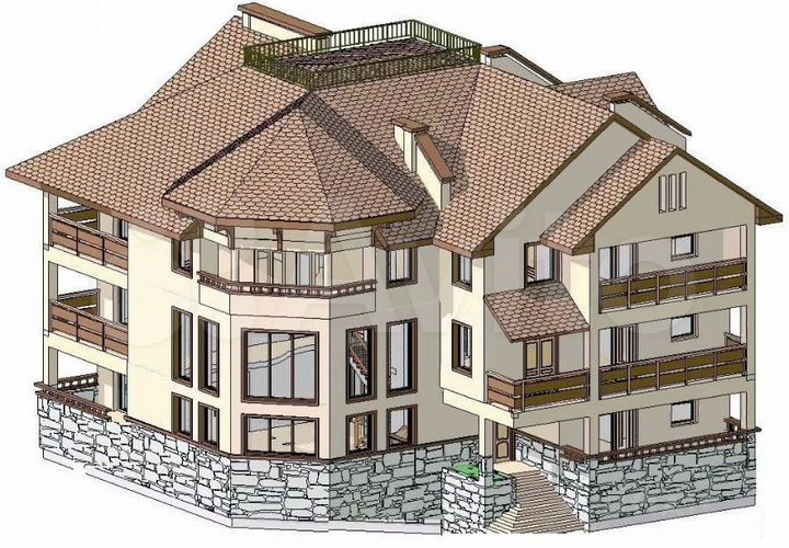 Дом 630 м² на участке 10 сот.