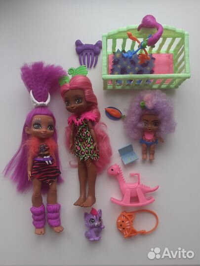 Куклы шарнирные Пещерный клуб