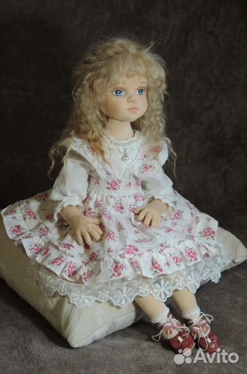 Авторская текстильная интерьерная кукла Есения