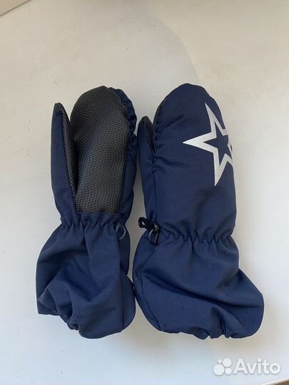 Варежки краги зимние детские на 2 и 3 года