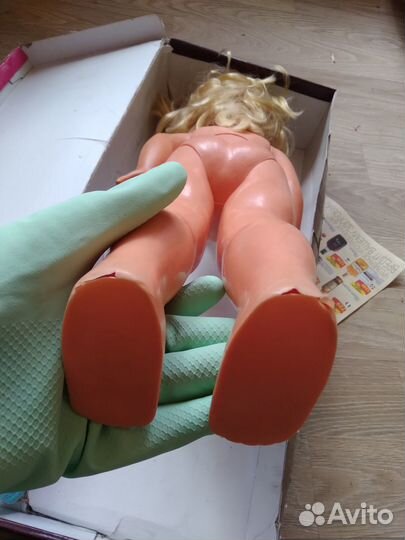 Кукла гдр СССР 55 см обижулька в ремонт