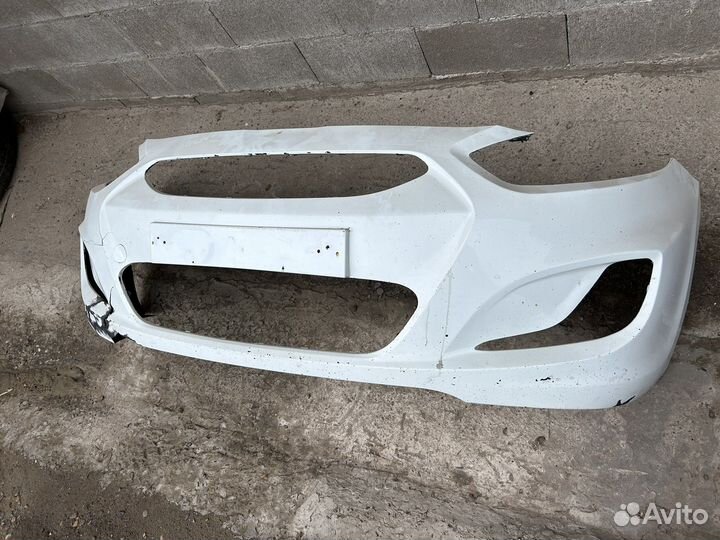 Бампер передний Hyundai Solaris, 2011-2014