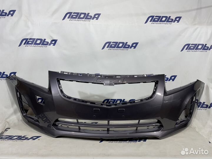 Бампер Chevrolet cruze (12-15) передний Серый smok