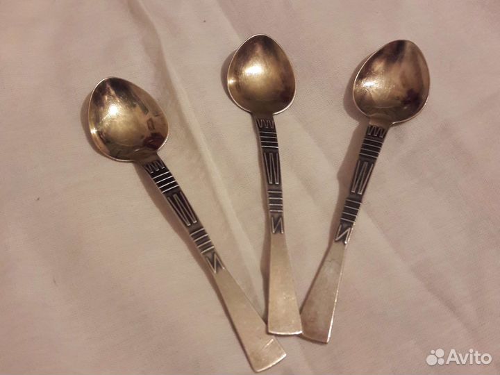 Чайные ложки мельхиор