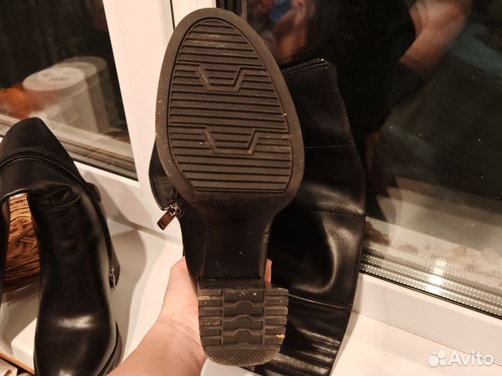 Сапоги женские зимние натуральная кожа 36