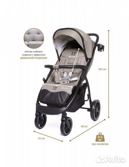 Коляска bebecar Venga новая