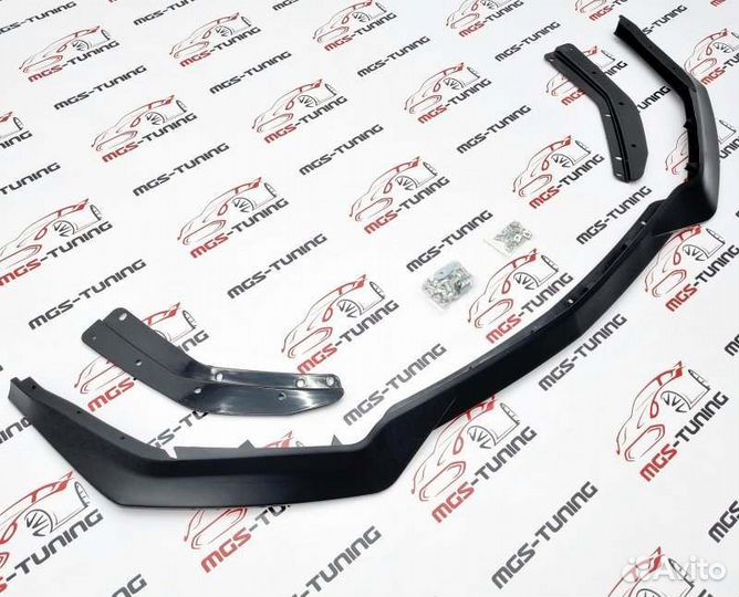 Губа переднего бампера Rock для Ford Mustang 2017+