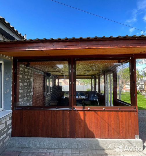 Мягкие окна 1850х2000 для террас