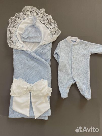 Конверт на выписку для мальчика летний