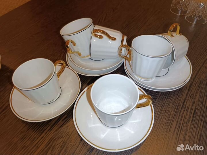 Кофейный набор СССР фарфор