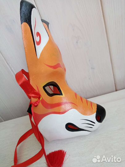 Маска лисы- кицунэ