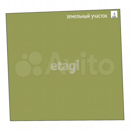 Участок 6 сот. (СНТ, ДНП)