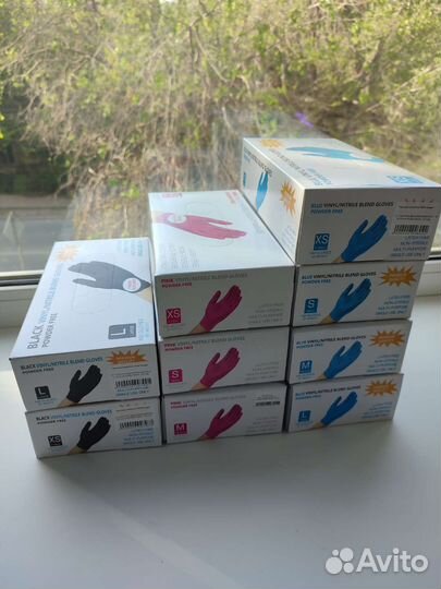 Перчатки нитриловые benovy