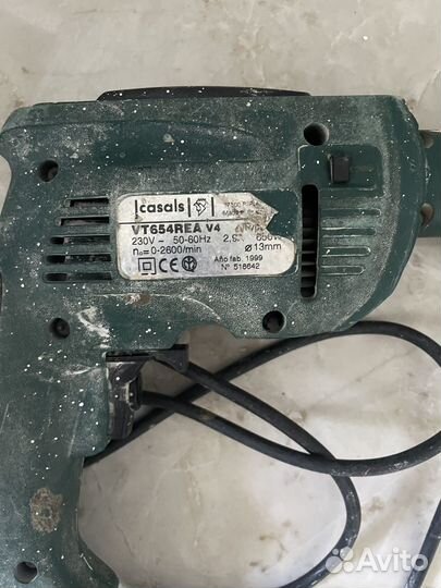 Дрель Casals 650W. VT-654-REA V4