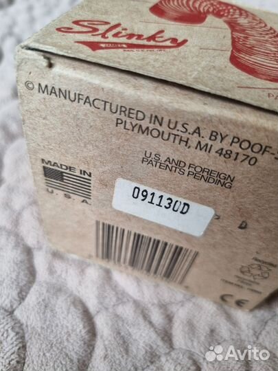 Пружинка slinky оригинал металл