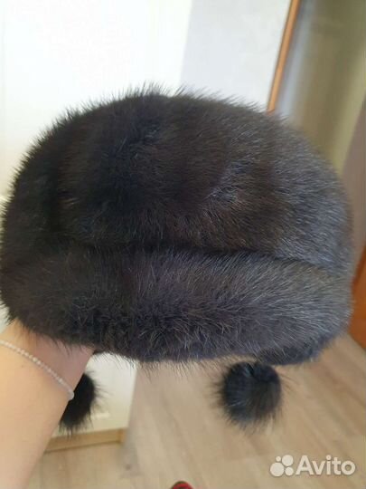 Шапка норковая женская