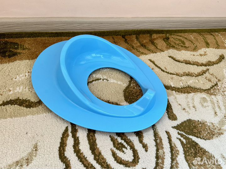 Сидушка/ накидка на унитаз детская, голубая