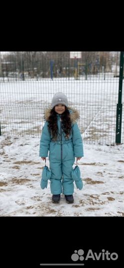Комбинезон зимний для девочки
