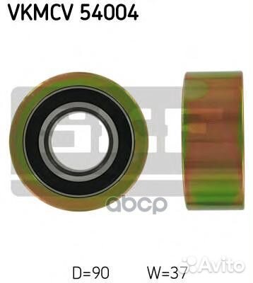 Ролик натяжителя ремня renault vkmcv 54004 Skf