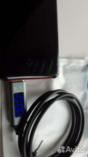 Шнур зарядки с измерителем 