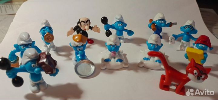 Киндер сюрприз смурфики