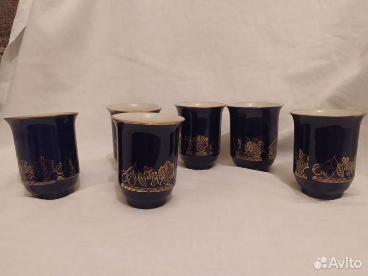 Заварочный чайник. Посуда СССР. Синяя посуда